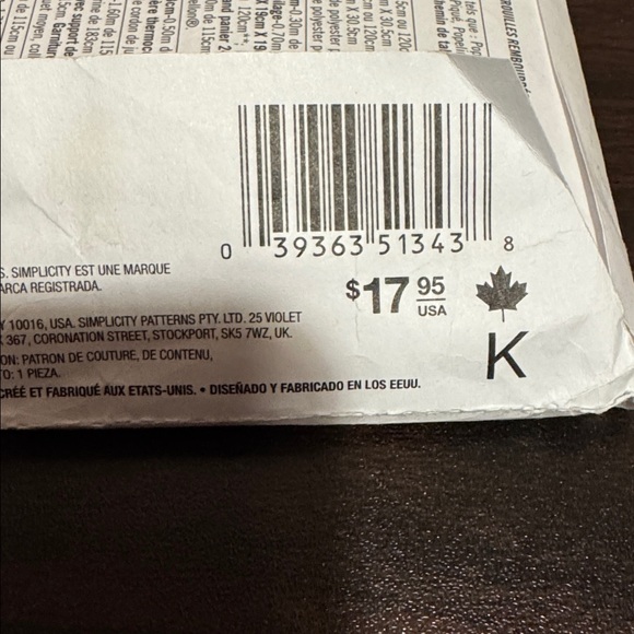 Simplicity Festive Table Decor Pattern Set - Picture 7 of 9